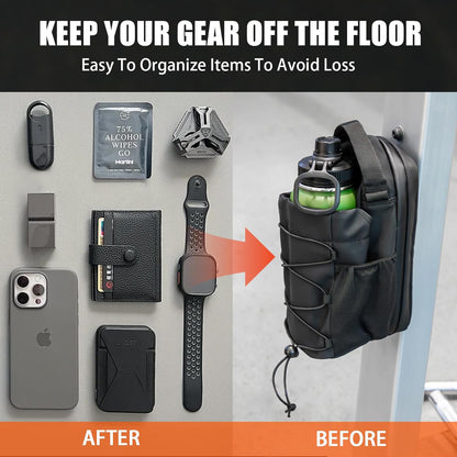 Fitness Magnetic Black Kettle Bag Crossbody Bag