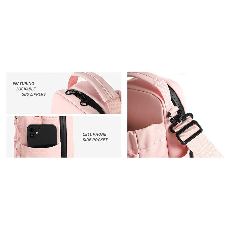 Fitness Magnetic Pink Kettle Bag Crossbody Bag